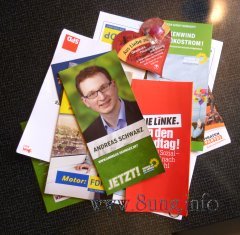 Landtagswahl – zwei Fragen an die Vertreter von den Grünen, FDP, Linken, SPD, CDU und Piraten | Kulturmagazin 8ung.info