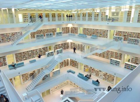 ❢ Neue Stadtbibliothek von Stuttgart am Mailänder Platz - Besucher nehmen "ihre Bücherei" in Besitz | Kulturmagazin 8ung.info