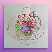 ✿ Wassermann: Kreatives Blumengesteck zu seinem Geburtstag