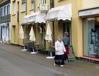 Cafe mit Türkin