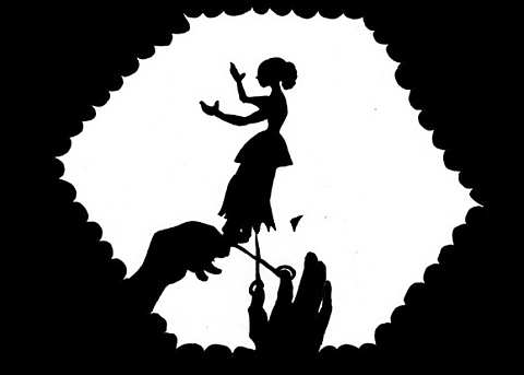 Lotte Reiniger_Scherenschnitt zum Stummfilm Cinderella