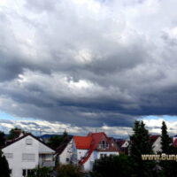 ☼ Wetter vor Juni-Vollmond 2016: blaue Flecken am grauweissen Himmel