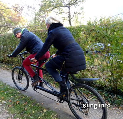 Wetter Anfang November 2016 - mit dem Tandem in den neuen Monat