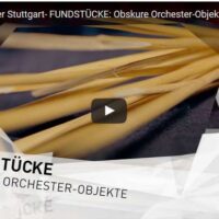 Fundstücke im Orchestergraben der Oper Stuttgart