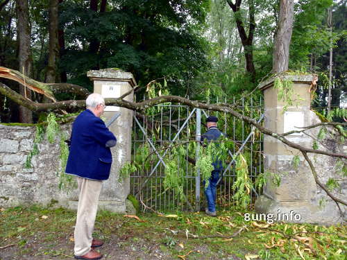 Tor zum jüdischen Friedhof in Bad Rappenau