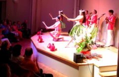 Hawaiische Tanzgruppe