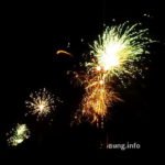 Feuerwerk in der Neujahrsnacht