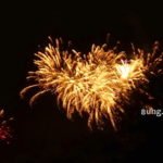 Feuerwerk in der Neujahrsnacht