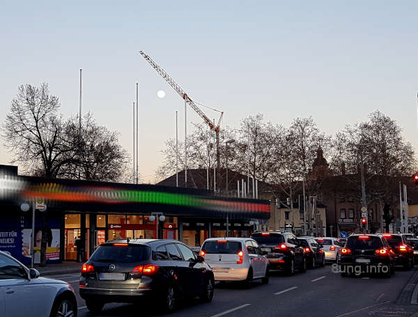 Vollmond um 17:37 Uhr