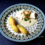 Fisch, Kartoffel mit Sauce