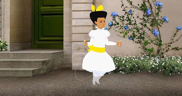 Trickfilm-Tipp: "Dilili in Paris" von Michel Ocelot | Kulturmagazin 8ung.info Dilili springt Seil