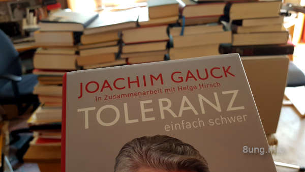 Cover Gauck Toleranz vor Büchern