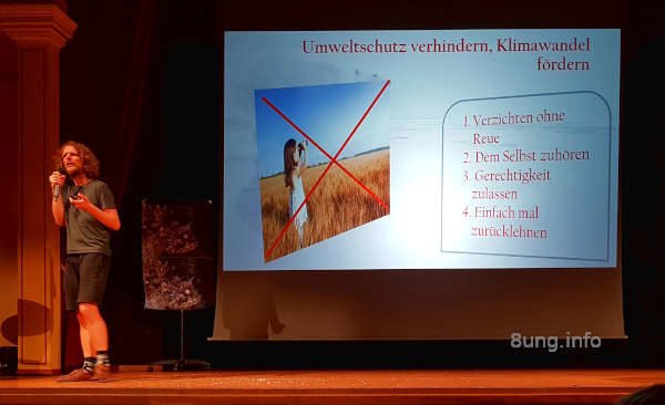 Gerhard Reese beim Science Slam