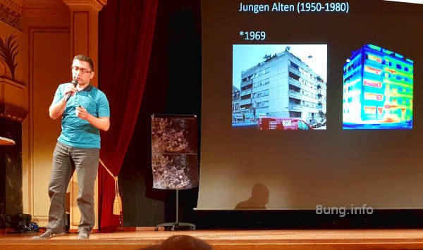 Mehmet Aksözen beim Science Slam