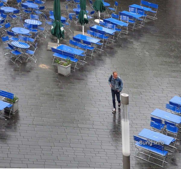 Regenwetter Strassenwirtschaft