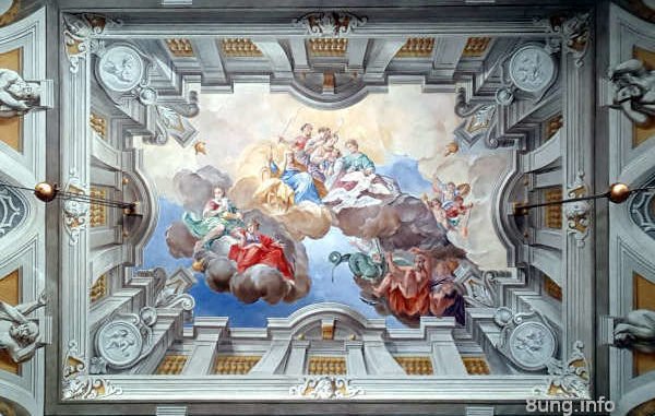 Deckengemälde im Schloss Bruchsal