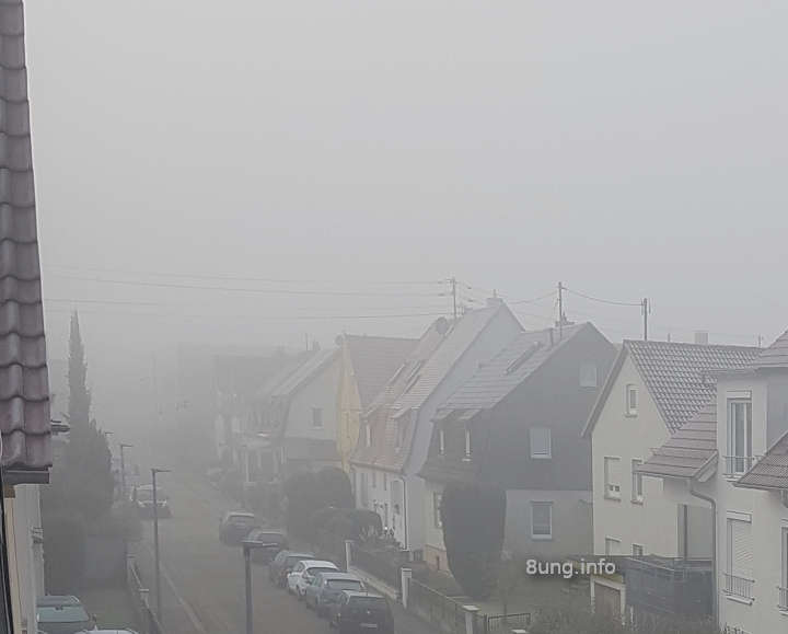 wetterprognose 2020 September: Sstrasse im Nebel