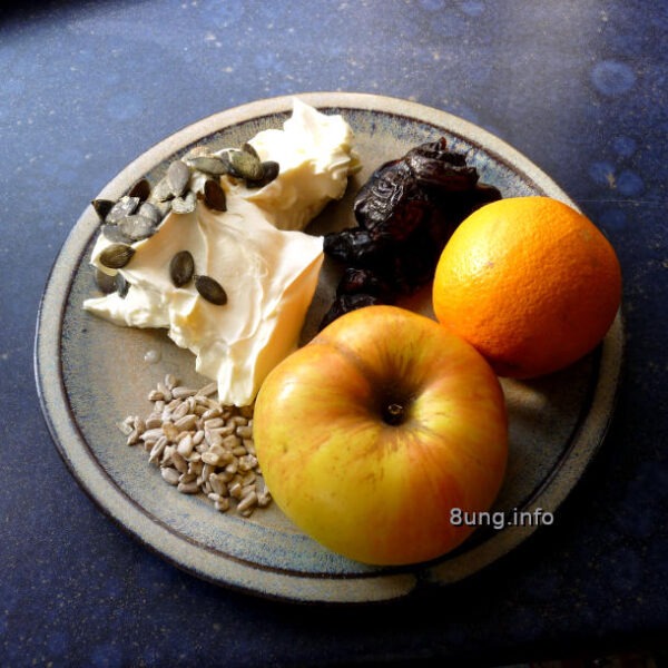 orange, apfel, pflaume, kuerbis, sonnenblume