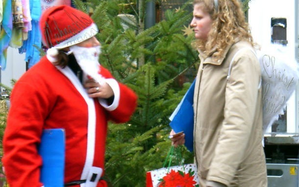 Weihnachtsmann und Christkind