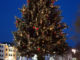 Wetter im Dezember - Weihnachtsbaum und blauer Himmel