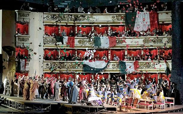 Nabucco in der Arena die Verona 2017 ©Ph Ennevi/ F. Arena di Verona