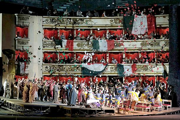 Nabucco in der Arena die Verona 2017 ©Ph Ennevi/ F. Arena di Verona