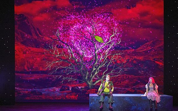 Sebastian Wartig (Papageno), Evelin Novak (Pamina) © Semperoper Dresden/Ludwig Olah