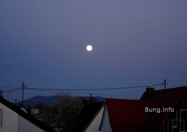 Wetterprognose Vollmond im April 2021 - Aprilvollmond