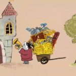 Trickfilm "Die Prinzessin und der Bandit" von (c) Mikhail Aldashin, Marya Sosnina