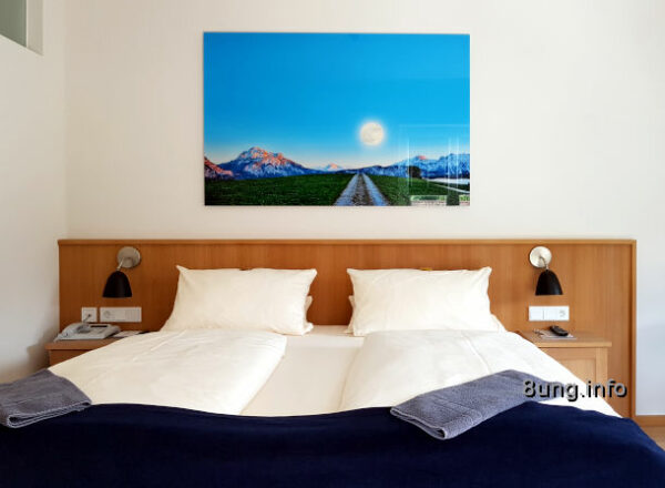 Füssen: Hotel Hirsch, Zimmer zum Element Licht