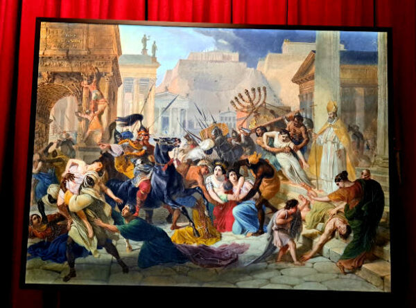 "Das Erbe Roms" im Stadtmuseum Trier - Karl Brjullow, Geiserichs Einfall in Rom