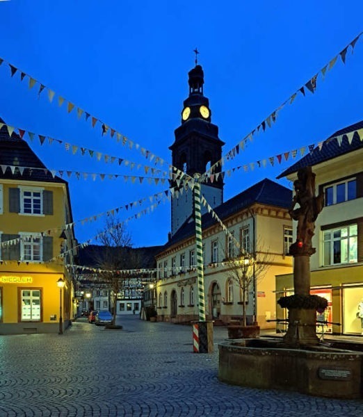 Haslach bei Nacht
