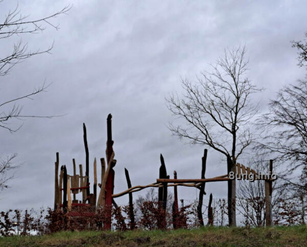 Wetterprognose November 2023 mittels der 12 Rauhnächte: Kinderspielplatz nach dem Regen