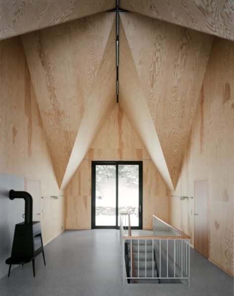 101 Traumhäuser: Holz im Waldhaus Innenausbau