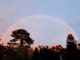 Wetterprognose April 2023: regenbogen nach einem kräftigen Regenschauer