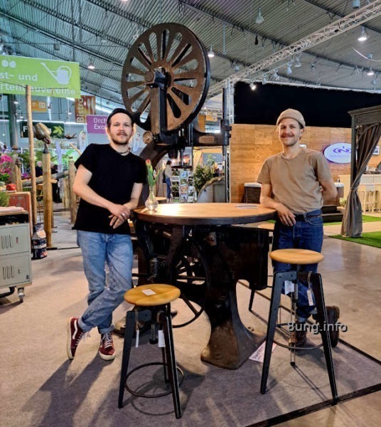 Messe Stuttgart Aussteller: Upcycling Maschinen zu Möbel
