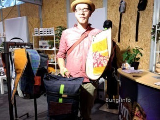 Messe Stuttgart Aussteller: Rucksäcke aus Markisenstoffen