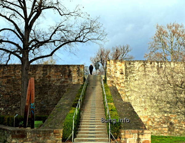 Treppe zur Bastion in Kirchheim Teck