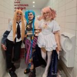 Trickfilmfestival Stuttgart: Zeichnen nach lebenden Modellen - 3 Modelle kurz vor dem auftritt
