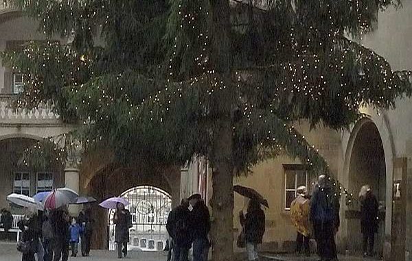 Regenwetter kurz vor Weihnachten