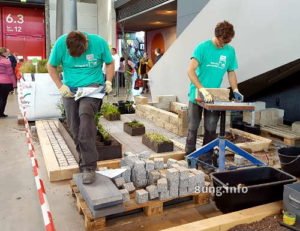 Azubis auf der Gartenmesse