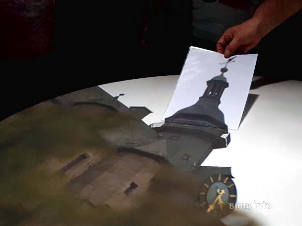 Camera Obscura in Marburg - Turmspitze verlängern