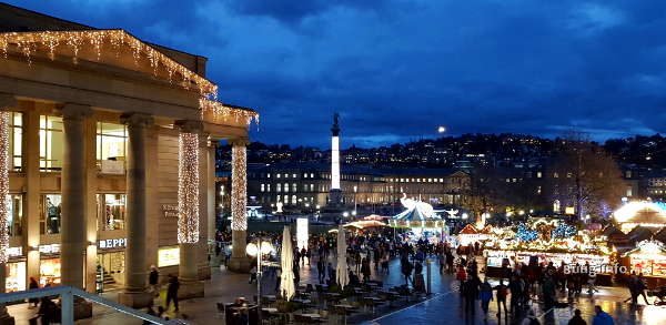 Weihnachtliche Beleuchtung in Stuttgart