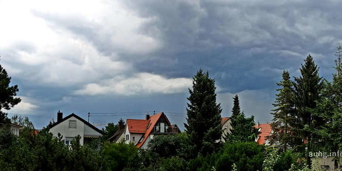 Gewitterwolken am Himmel