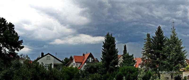 Gewitterwolken am Himmel